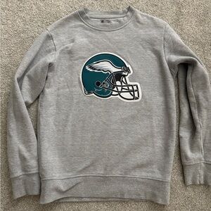 Kids NFL Philadelphia Eagles Gray Sweatshirt